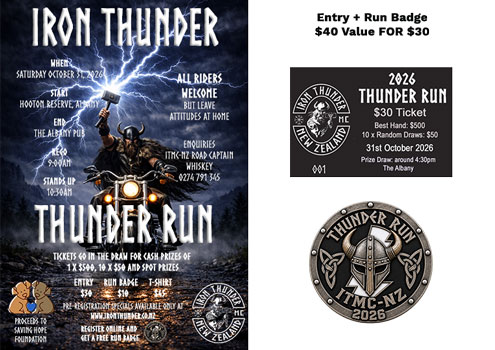 Thunder Run 2026 - Entry Ticket PLUS Run Badge